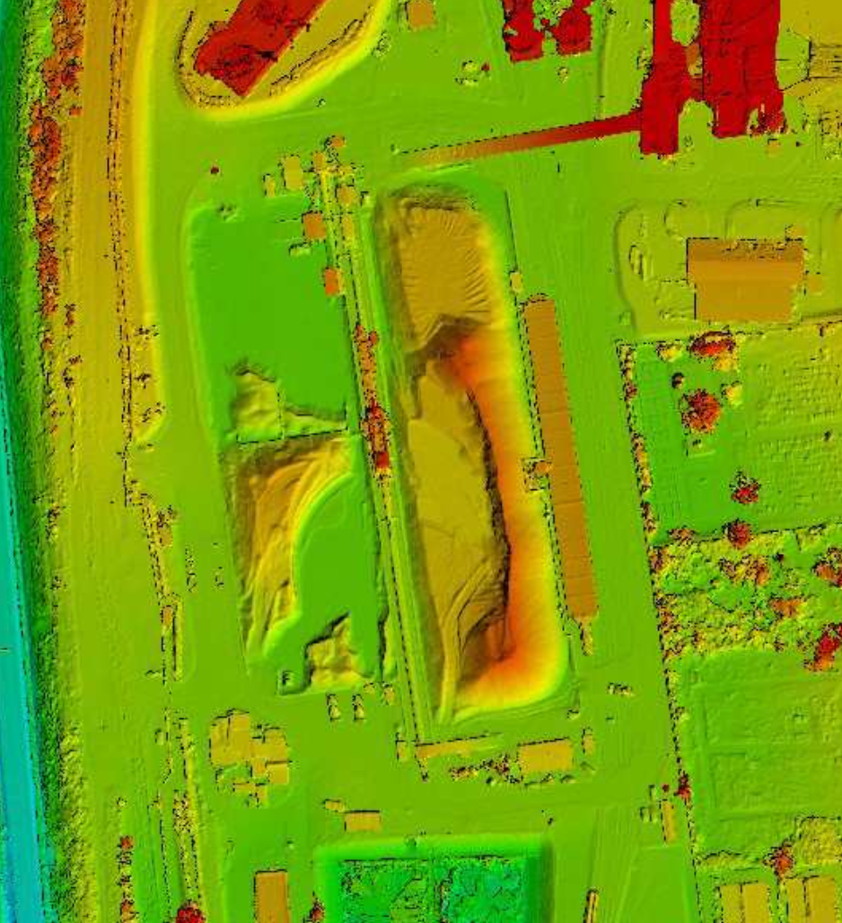 Model 3D terenu NMT stworzony na podstawie zdjęć dronowych