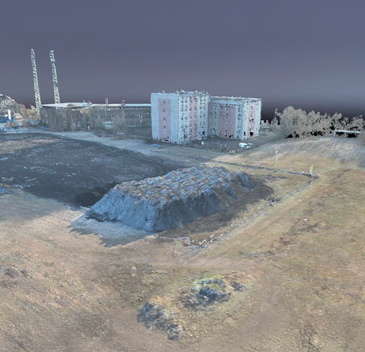 Obliczanie objętości hałdy dronem – fotogrametria 3D